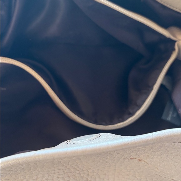 GUC Vintage Kenneth Cole Cream Pebbled Leather Shoulder Bag $85 - Picture 9 of 15